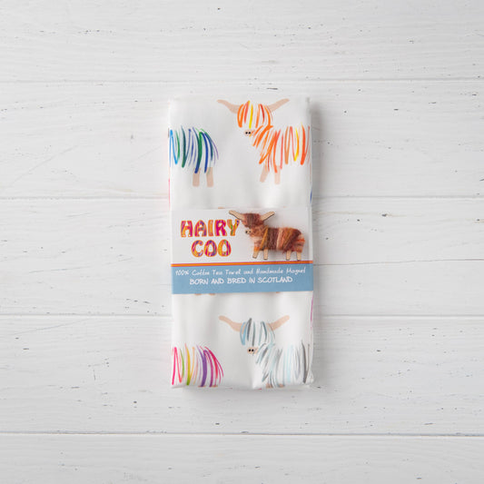 HAIRY COO TEA TOWEL