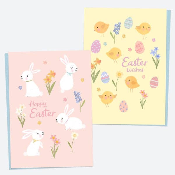 EASTER CARD PACK - Bunnies & Chicks