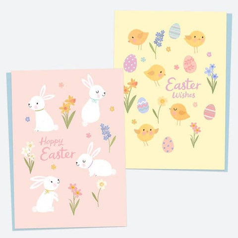 EASTER CARD PACK - Bunnies & Chicks