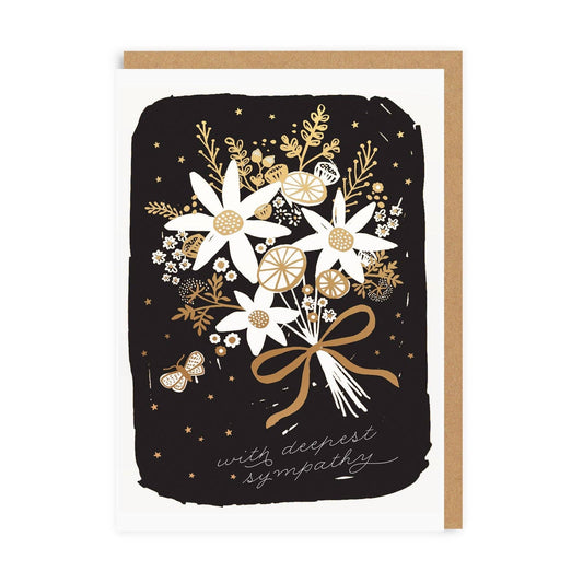 WITH DEEPEST SYMPATHY CARD